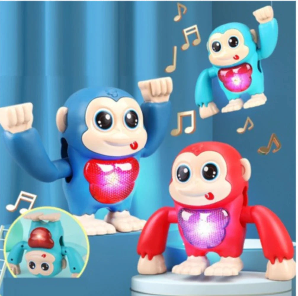 LittleTods™ Electric Flip and Head Monkey Toy