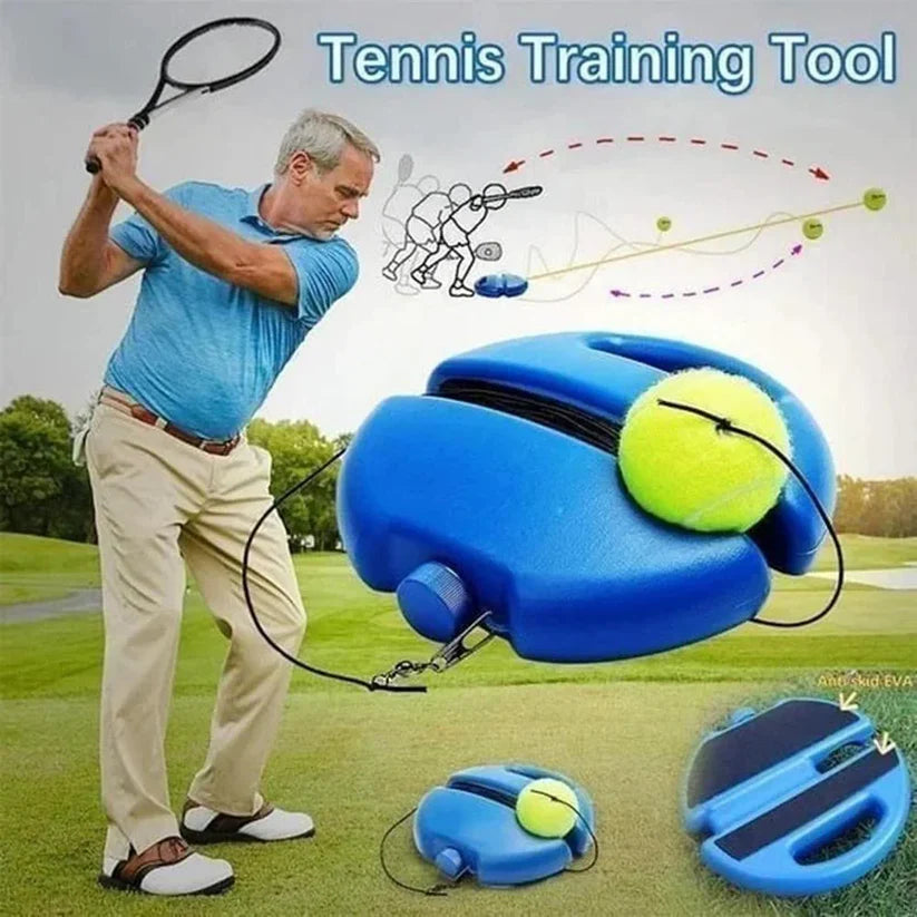 LittleTods™ Portable Cricket and Tennis Trainer Rebound Ball