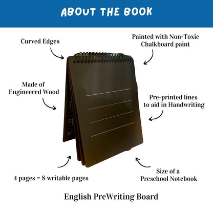 LittleTods™ Pre-Writing Board Book For Kids