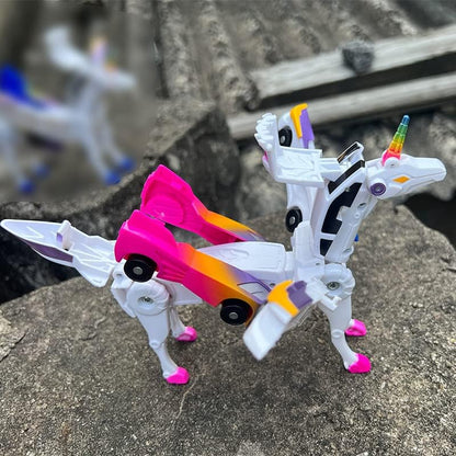 LittleTods™ 2 In 1 Instant Deformation Unicorn Cars