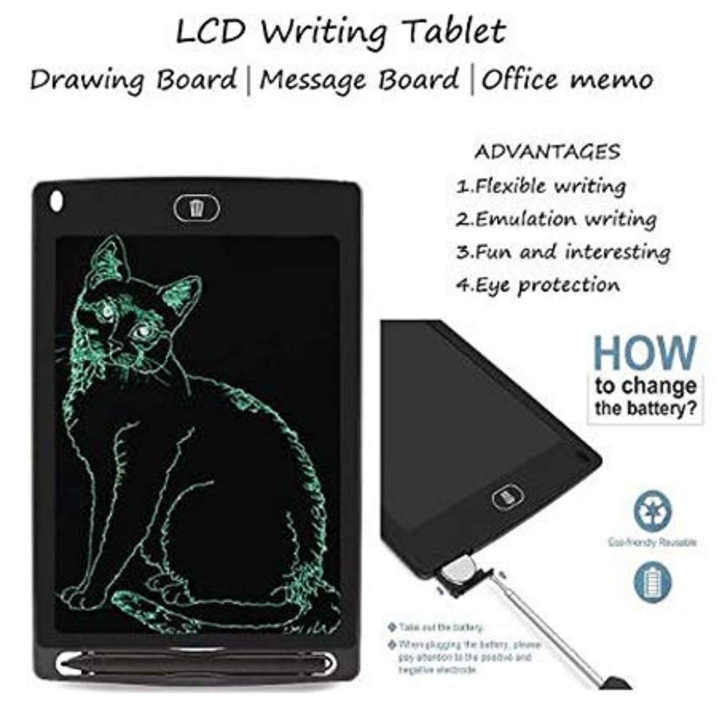 LittleTods™ Writing and Drawing Tablet Pad