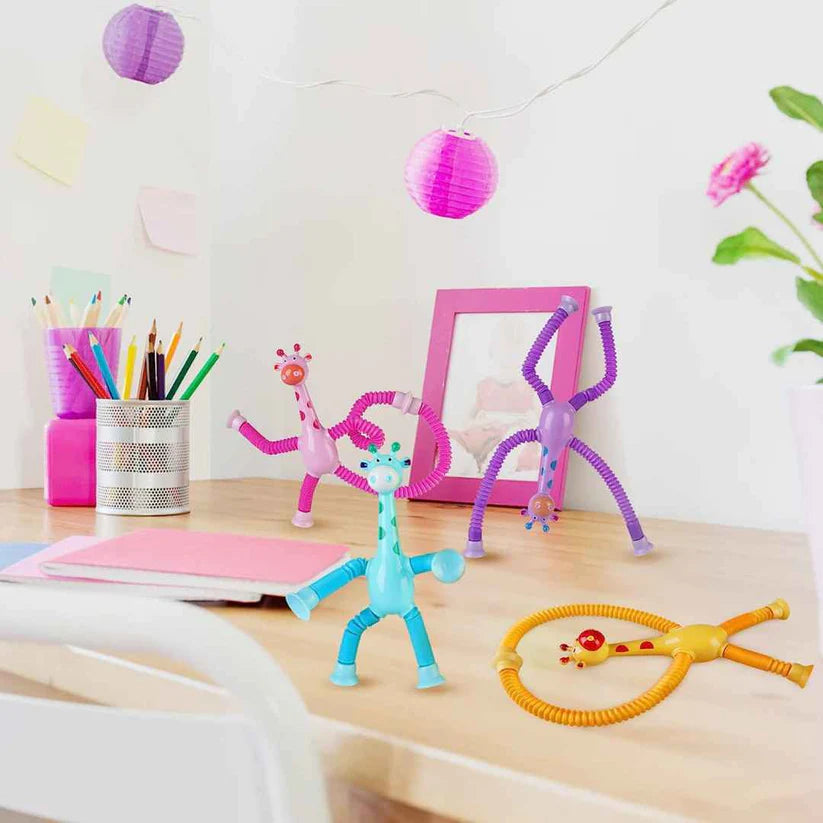 LittleTods™ Giraffe Telescopic Suction Toy