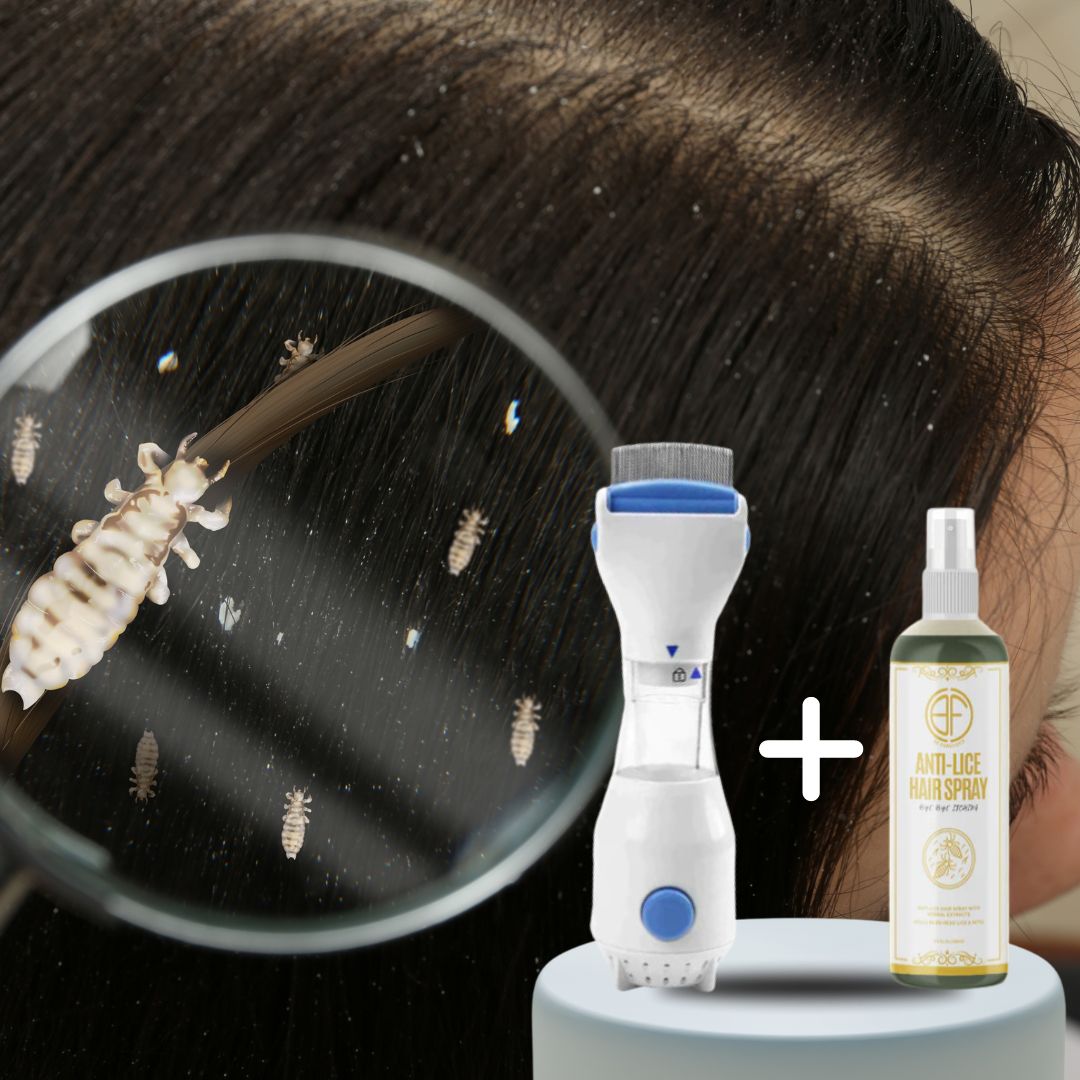 LittleTods™ Combo Offer Electric Head Lice Remover & Anti Lice Hair Spray