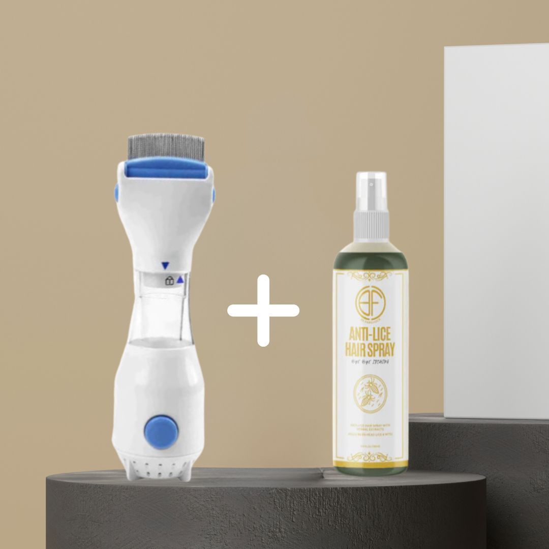 LittleTods™ Combo Offer Electric Head Lice Remover & Anti Lice Hair Spray