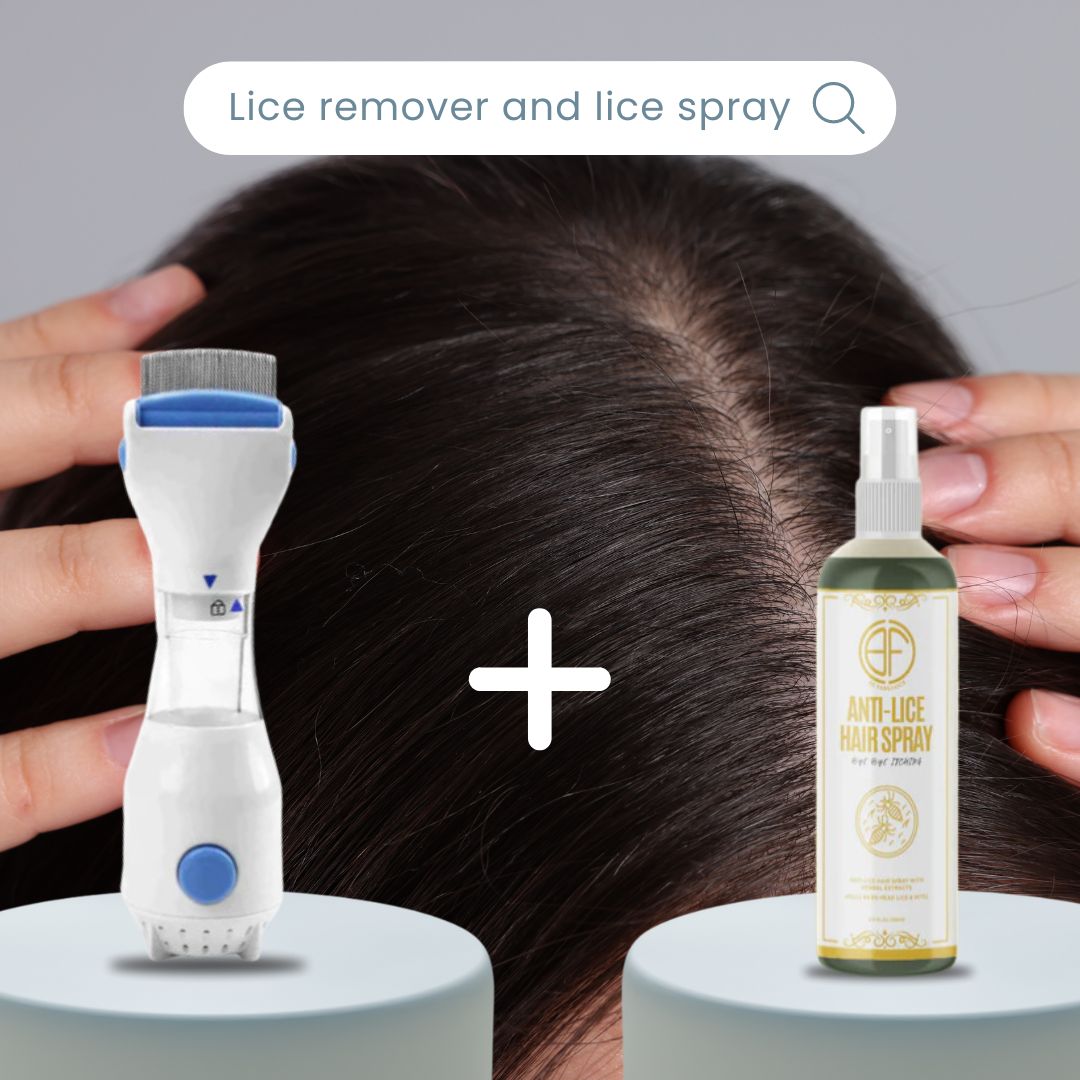 LittleTods™ Combo Offer Electric Head Lice Remover & Anti Lice Hair Spray