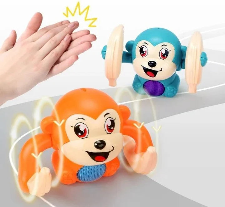 LittleTods™ Electric Flip and Head Monkey Toy