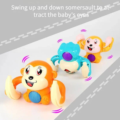 LittleTods™ Electric Flip and Head Monkey Toy