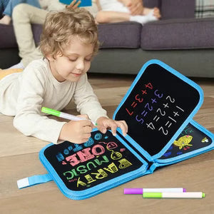 LittleTods™ Erasable Doodle Book for Kids (Includes 6 different color pen)